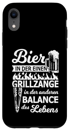 Grillen Bier Grillzange Balance des Lebens Männer Vatertag Hülle für iPhone XR Grillen Bier Grillzange Balance des Lebens Männer Vatertag Hülle für iPhone XR von Grillen Bier Balance Grillmeister BBQ Vatertag