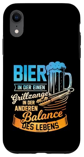 Grillen Bier Grillzange Balance des Lebens Männer Vatertag Hülle für iPhone XR Grillen Bier Grillzange Balance des Lebens Männer Vatertag Hülle für iPhone XR von Grillen Bier Balance Grillmeister BBQ Vatertag