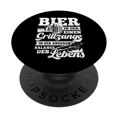 Grillen Bier Grillzange Balance des Lebens Männer Vatertag PopSockets Klebender PopGrip Grillen Bier Grillzange Balance des Lebens Männer Vatertag PopSockets Klebender PopGrip von Grillen Bier Balance Grillmeister BBQ Vatertag