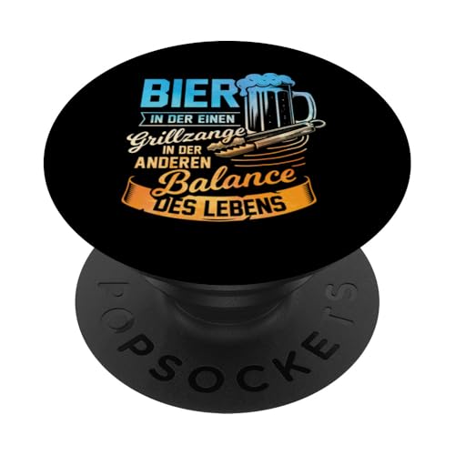 Grillen Bier Grillzange Balance des Lebens Männer Vatertag PopSockets Klebender PopGrip Grillen Bier Grillzange Balance des Lebens Männer Vatertag PopSockets Klebender PopGrip von Grillen Bier Balance Grillmeister BBQ Vatertag