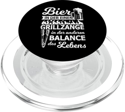 Grillen Bier Grillzange Balance des Lebens Männer Vatertag PopSockets PopGrip für MagSafe Grillen Bier Grillzange Balance des Lebens Männer Vatertag PopSockets PopGrip für MagSafe von Grillen Bier Balance Grillmeister BBQ Vatertag