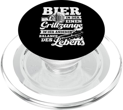 Grillen Bier Grillzange Balance des Lebens Männer Vatertag PopSockets PopGrip für MagSafe Grillen Bier Grillzange Balance des Lebens Männer Vatertag PopSockets PopGrip für MagSafe von Grillen Bier Balance Grillmeister BBQ Vatertag