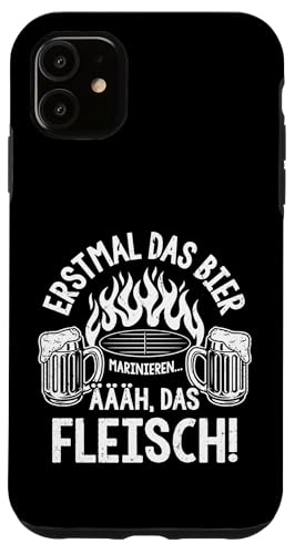 Grillen Bier Fleisch Marinieren Lustig Vatertag Männer Hülle für iPhone 11 Grillen Bier Fleisch Marinieren Lustig Vatertag Männer Hülle für iPhone 11 von Grillen Bier Fleisch Marinieren Vatertag Geschenk