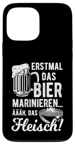 Grillen Bier Fleisch Marinieren Lustig Vatertag Männer Hülle für iPhone 13 Pro Max von Grillen Bier Fleisch Marinieren Vatertag Geschenk