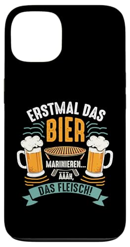 Grillen Bier Fleisch Marinieren Lustig Vatertag Männer Hülle für iPhone 13 von Grillen Bier Fleisch Marinieren Vatertag Geschenk