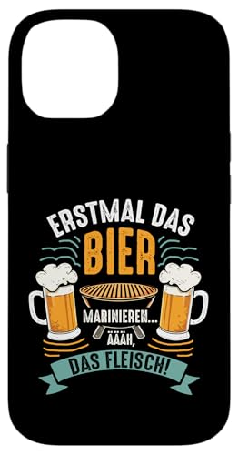 Grillen Bier Fleisch Marinieren Lustig Vatertag Männer Hülle für iPhone 14 Grillen Bier Fleisch Marinieren Lustig Vatertag Männer Hülle für iPhone 14 von Grillen Bier Fleisch Marinieren Vatertag Geschenk