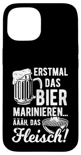 Grillen Bier Fleisch Marinieren Lustig Vatertag Männer Hülle für iPhone 15 Grillen Bier Fleisch Marinieren Lustig Vatertag Männer Hülle für iPhone 15 von Grillen Bier Fleisch Marinieren Vatertag Geschenk
