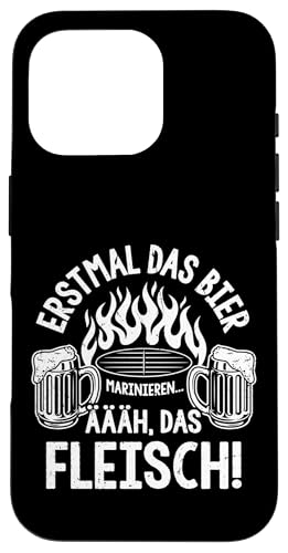 Grillen Bier Fleisch Marinieren Lustig Vatertag Männer Hülle für iPhone 16 Pro Grillen Bier Fleisch Marinieren Lustig Vatertag Männer Hülle für iPhone 16 Pro von Grillen Bier Fleisch Marinieren Vatertag Geschenk