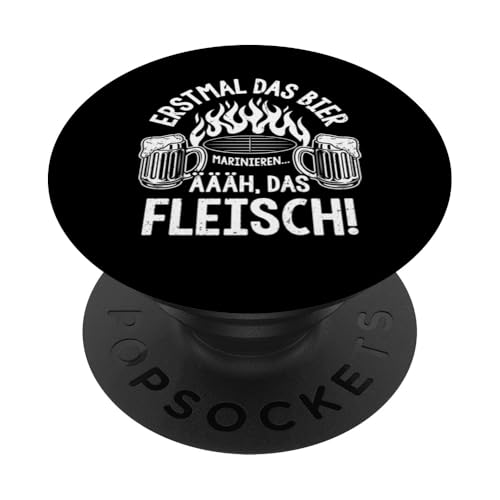 Grillen Bier Fleisch Marinieren Lustig Vatertag Männer PopSockets Klebender PopGrip Grillen Bier Fleisch Marinieren Lustig Vatertag Männer PopSockets Klebender PopGrip von Grillen Bier Fleisch Marinieren Vatertag Geschenk
