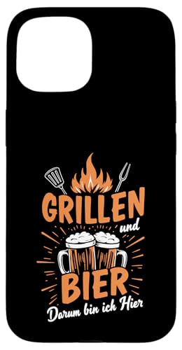 Grillen Bier Vatertag Lustig Saufen Spruch BBQ Papa Männer Hülle für iPhone 15 Grillen Bier Vatertag Lustig Saufen Spruch BBQ Papa Männer Hülle für iPhone 15 von Grillen Bier Lustig Vatertag Männer Geschenkidee