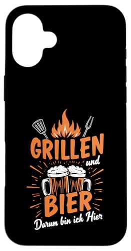 Grillen Bier Vatertag Lustig Saufen Spruch BBQ Papa Männer Hülle für iPhone 16 Plus Grillen Bier Vatertag Lustig Saufen Spruch BBQ Papa Männer Hülle für iPhone 16 Plus von Grillen Bier Lustig Vatertag Männer Geschenkidee