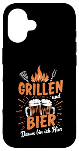 Grillen Bier Vatertag Lustig Saufen Spruch BBQ Papa Männer Hülle für iPhone 16 Grillen Bier Vatertag Lustig Saufen Spruch BBQ Papa Männer Hülle für iPhone 16 von Grillen Bier Lustig Vatertag Männer Geschenkidee