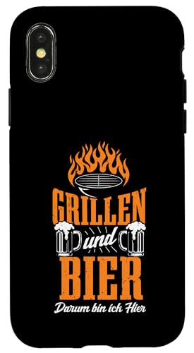 Grillen Bier Vatertag Lustig Saufen Spruch BBQ Papa Männer Hülle für iPhone X/XS Grillen Bier Vatertag Lustig Saufen Spruch BBQ Papa Männer Hülle für iPhone X/XS von Grillen Bier Lustig Vatertag Männer Geschenkidee