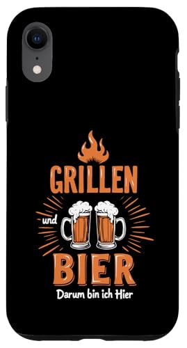 Grillen Bier Vatertag Lustig Saufen Spruch BBQ Papa Männer Hülle für iPhone XR Grillen Bier Vatertag Lustig Saufen Spruch BBQ Papa Männer Hülle für iPhone XR von Grillen Bier Lustig Vatertag Männer Geschenkidee