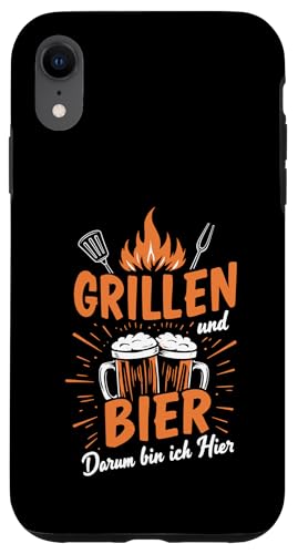 Grillen Bier Vatertag Lustig Saufen Spruch BBQ Papa Männer Hülle für iPhone XR Grillen Bier Vatertag Lustig Saufen Spruch BBQ Papa Männer Hülle für iPhone XR von Grillen Bier Lustig Vatertag Männer Geschenkidee