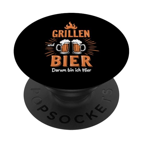 Grillen Bier Vatertag Lustig Saufen Spruch BBQ Papa Männer PopSockets Klebender PopGrip Grillen Bier Vatertag Lustig Saufen Spruch BBQ Papa Männer PopSockets Klebender PopGrip von Grillen Bier Lustig Vatertag Männer Geschenkidee