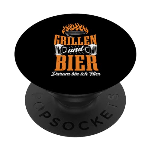 Grillen Bier Vatertag Lustig Saufen Spruch BBQ Papa Männer PopSockets Klebender PopGrip Grillen Bier Vatertag Lustig Saufen Spruch BBQ Papa Männer PopSockets Klebender PopGrip von Grillen Bier Lustig Vatertag Männer Geschenkidee