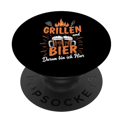 Grillen Bier Vatertag Lustig Saufen Spruch BBQ Papa Männer PopSockets Klebender PopGrip Grillen Bier Vatertag Lustig Saufen Spruch BBQ Papa Männer PopSockets Klebender PopGrip von Grillen Bier Lustig Vatertag Männer Geschenkidee