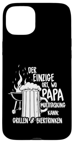 Grillen Bier Papa Multitasking Grill Lustig Vatertag Männer Hülle für iPhone 15 Plus Grillen Bier Papa Multitasking Grill Lustig Vatertag Männer Hülle für iPhone 15 Plus von Grillen Bier Papa Multitasking Männer Geschenk