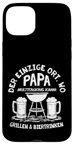 Grillen Bier Papa Multitasking Grill Lustig Vatertag Männer Hülle für iPhone 15 Plus Grillen Bier Papa Multitasking Grill Lustig Vatertag Männer Hülle für iPhone 15 Plus von Grillen Bier Papa Multitasking Männer Geschenk
