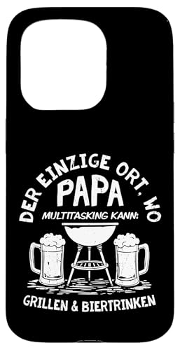 Grillen Bier Papa Multitasking Grill Lustig Vatertag Männer Hülle für iPhone 15 Pro Grillen Bier Papa Multitasking Grill Lustig Vatertag Männer Hülle für iPhone 15 Pro von Grillen Bier Papa Multitasking Männer Geschenk