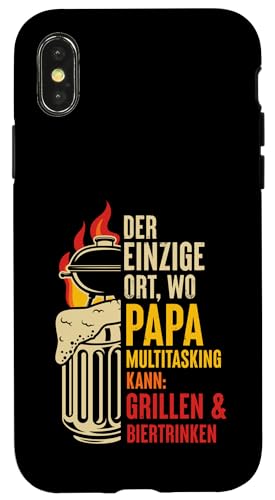 Grillen Bier Papa Multitasking Grill Lustig Vatertag Männer Hülle für iPhone X/XS Grillen Bier Papa Multitasking Grill Lustig Vatertag Männer Hülle für iPhone X/XS von Grillen Bier Papa Multitasking Männer Geschenk