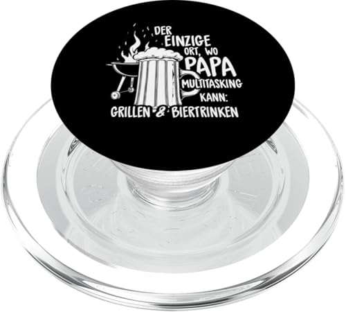 Grillen Bier Papa Multitasking Grill Lustig Vatertag Männer PopSockets PopGrip für MagSafe Grillen Bier Papa Multitasking Grill Lustig Vatertag Männer PopSockets PopGrip für MagSafe von Grillen Bier Papa Multitasking Männer Geschenk