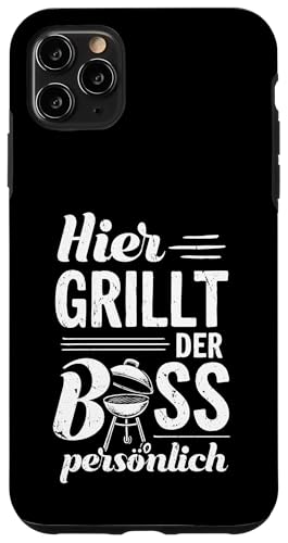 Grillen Hier grillt der Boss persönlich Vatertag Für Männer Hülle für iPhone 11 Pro Max Grillen Hier grillt der Boss persönlich Vatertag Für Männer Hülle für iPhone 11 Pro Max von Grillen Boss Persönlich Geschenk Vatertag Papa