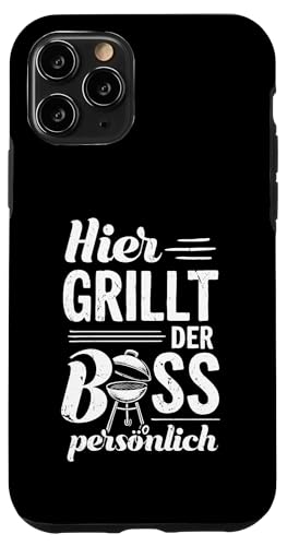 Grillen Hier grillt der Boss persönlich Vatertag Für Männer Hülle für iPhone 11 Pro Grillen Hier grillt der Boss persönlich Vatertag Für Männer Hülle für iPhone 11 Pro von Grillen Boss Persönlich Geschenk Vatertag Papa