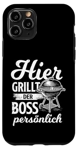 Grillen Hier grillt der Boss persönlich Vatertag Für Männer Hülle für iPhone 11 Pro Grillen Hier grillt der Boss persönlich Vatertag Für Männer Hülle für iPhone 11 Pro von Grillen Boss Persönlich Geschenk Vatertag Papa