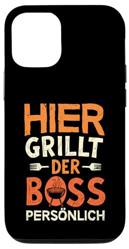 Grillen Hier grillt der Boss persönlich Vatertag Für Männer Hülle für iPhone 12/12 Pro Grillen Hier grillt der Boss persönlich Vatertag Für Männer Hülle für iPhone 12/12 Pro von Grillen Boss Persönlich Geschenk Vatertag Papa
