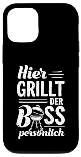 Grillen Hier grillt der Boss persönlich Vatertag Für Männer Hülle für iPhone 12/12 Pro Grillen Hier grillt der Boss persönlich Vatertag Für Männer Hülle für iPhone 12/12 Pro von Grillen Boss Persönlich Geschenk Vatertag Papa