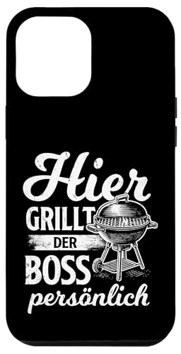 Grillen Hier grillt der Boss persönlich Vatertag Für Männer Hülle für iPhone 12 Pro Max Grillen Hier grillt der Boss persönlich Vatertag Für Männer Hülle für iPhone 12 Pro Max von Grillen Boss Persönlich Geschenk Vatertag Papa