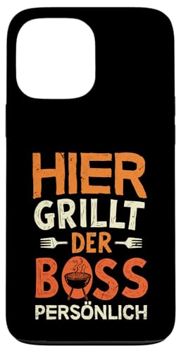 Grillen Hier grillt der Boss persönlich Vatertag Für Männer Hülle für iPhone 13 Pro Max Grillen Hier grillt der Boss persönlich Vatertag Für Männer Hülle für iPhone 13 Pro Max von Grillen Boss Persönlich Geschenk Vatertag Papa