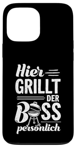 Grillen Hier grillt der Boss persönlich Vatertag Für Männer Hülle für iPhone 13 Pro Max Grillen Hier grillt der Boss persönlich Vatertag Für Männer Hülle für iPhone 13 Pro Max von Grillen Boss Persönlich Geschenk Vatertag Papa