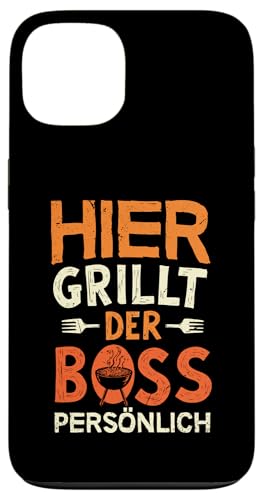 Grillen Hier grillt der Boss persönlich Vatertag Für Männer Hülle für iPhone 13 Grillen Hier grillt der Boss persönlich Vatertag Für Männer Hülle für iPhone 13 von Grillen Boss Persönlich Geschenk Vatertag Papa