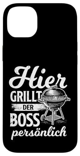 Grillen Hier grillt der Boss persönlich Vatertag Für Männer Hülle für iPhone 14 Plus Grillen Hier grillt der Boss persönlich Vatertag Für Männer Hülle für iPhone 14 Plus von Grillen Boss Persönlich Geschenk Vatertag Papa