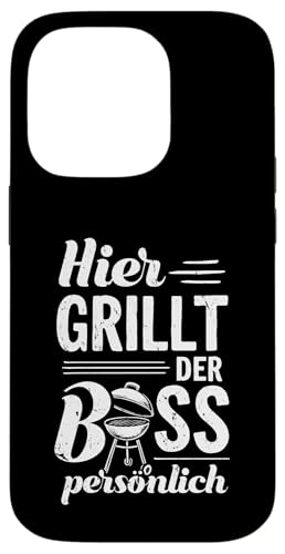 Grillen Hier grillt der Boss persönlich Vatertag Für Männer Hülle für iPhone 14 Pro Grillen Hier grillt der Boss persönlich Vatertag Für Männer Hülle für iPhone 14 Pro von Grillen Boss Persönlich Geschenk Vatertag Papa