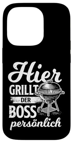 Grillen Hier grillt der Boss persönlich Vatertag Für Männer Hülle für iPhone 14 Pro Grillen Hier grillt der Boss persönlich Vatertag Für Männer Hülle für iPhone 14 Pro von Grillen Boss Persönlich Geschenk Vatertag Papa