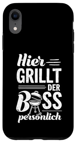 Grillen Hier grillt der Boss persönlich Vatertag Für Männer Hülle für iPhone XR Grillen Hier grillt der Boss persönlich Vatertag Für Männer Hülle für iPhone XR von Grillen Boss Persönlich Geschenk Vatertag Papa