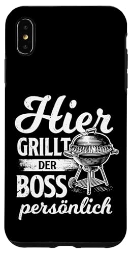 Grillen Hier grillt der Boss persönlich Vatertag Für Männer Hülle für iPhone XS Max Grillen Hier grillt der Boss persönlich Vatertag Für Männer Hülle für iPhone XS Max von Grillen Boss Persönlich Geschenk Vatertag Papa