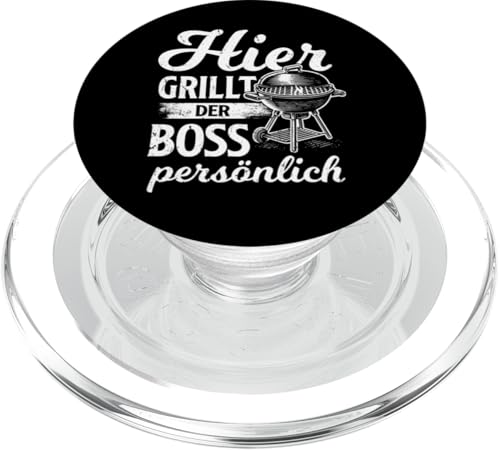 Grillen Hier grillt der Boss persönlich Vatertag Für Männer PopSockets PopGrip für MagSafe Grillen Hier grillt der Boss persönlich Vatertag Für Männer PopSockets PopGrip für MagSafe von Grillen Boss Persönlich Geschenk Vatertag Papa