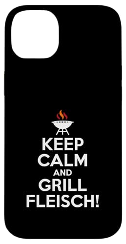 Keep Calm Grill Fleisch Grillen Männer Spruch Hülle für iPhone 14 Plus Keep Calm Grill Fleisch Grillen Männer Spruch Hülle für iPhone 14 Plus von Grillen Fleisch Humor Männer BBQ Spruch