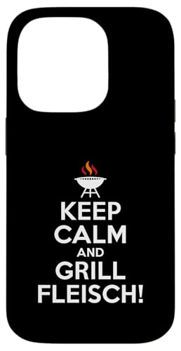 Keep Calm Grill Fleisch Grillen Männer Spruch Hülle für iPhone 14 Pro Keep Calm Grill Fleisch Grillen Männer Spruch Hülle für iPhone 14 Pro von Grillen Fleisch Humor Männer BBQ Spruch