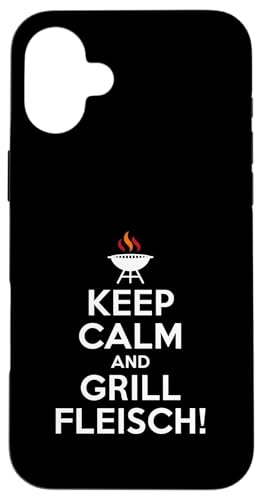 Keep Calm Grill Fleisch Grillen Männer Spruch Hülle für iPhone 16 Plus Keep Calm Grill Fleisch Grillen Männer Spruch Hülle für iPhone 16 Plus von Grillen Fleisch Humor Männer BBQ Spruch