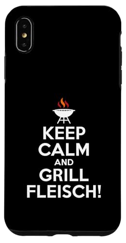 Keep Calm Grill Fleisch Grillen Männer Spruch Hülle für iPhone XS Max Keep Calm Grill Fleisch Grillen Männer Spruch Hülle für iPhone XS Max von Grillen Fleisch Humor Männer BBQ Spruch