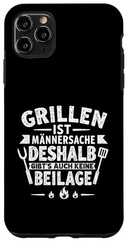 Grillen Männersache Vatertag Geschenk Ohne Beilage Humor Hülle für iPhone 11 Pro Max Grillen Männersache Vatertag Geschenk Ohne Beilage Humor Hülle für iPhone 11 Pro Max von Grillen Männersache Vatertag Geschenk Papa Familie