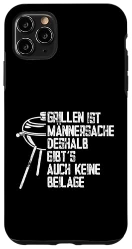 Grillen Männersache Vatertag Geschenk Ohne Beilage Humor Hülle für iPhone 11 Pro Max Grillen Männersache Vatertag Geschenk Ohne Beilage Humor Hülle für iPhone 11 Pro Max von Grillen Männersache Vatertag Geschenk Papa Familie