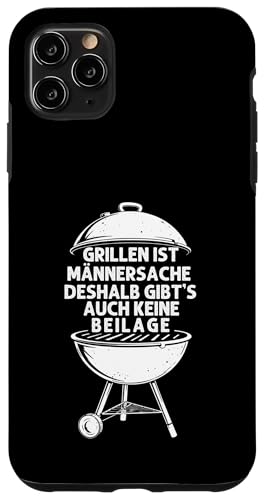 Grillen Männersache Vatertag Geschenk Ohne Beilage Humor Hülle für iPhone 11 Pro Max Grillen Männersache Vatertag Geschenk Ohne Beilage Humor Hülle für iPhone 11 Pro Max von Grillen Männersache Vatertag Geschenk Papa Familie