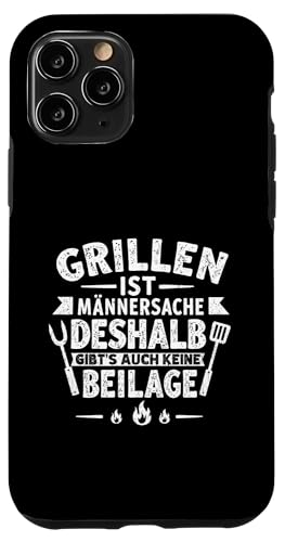 Grillen Männersache Vatertag Geschenk Ohne Beilage Humor Hülle für iPhone 11 Pro Grillen Männersache Vatertag Geschenk Ohne Beilage Humor Hülle für iPhone 11 Pro von Grillen Männersache Vatertag Geschenk Papa Familie